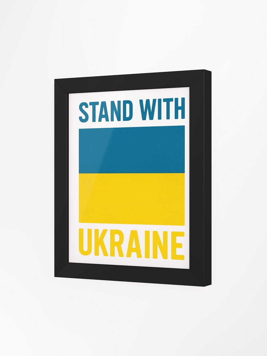Unity in Art: Stand with Ukraine Framed Poster product image (18)