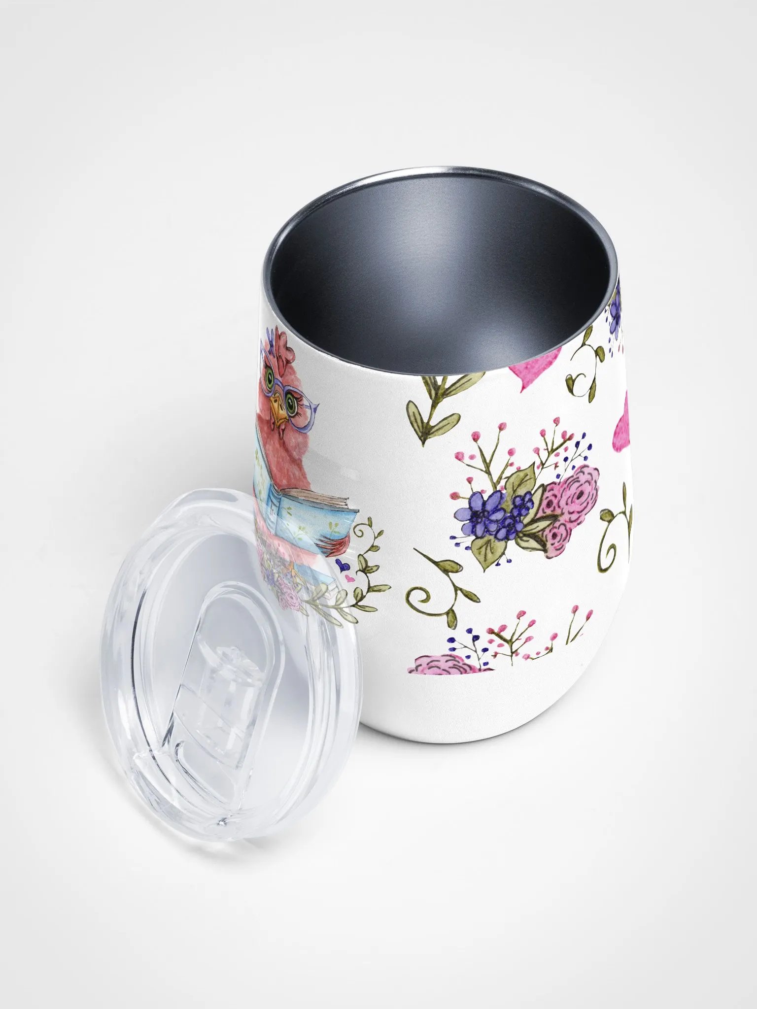 Reading Hen Wine Tumbler product image (3)