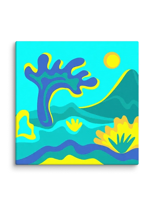 Vibrant Nature Canvas Print - Abstract Landscape No. 8 product image (2)