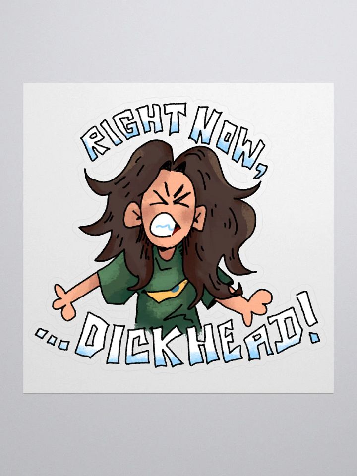 RS02: RIGHT NOW D*CKHEAD! STICKER product image (1)