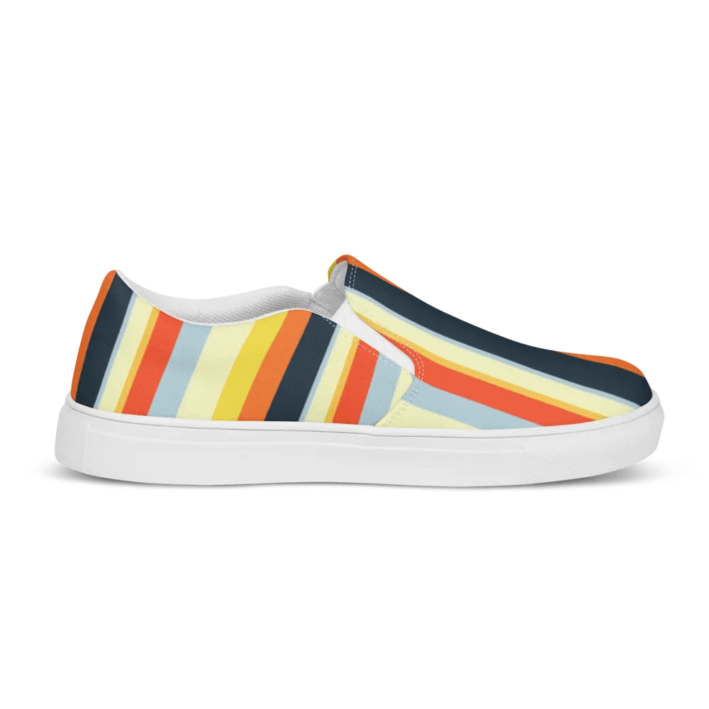 Chromatic Stride Women's Slip-On Canvas Shoes product image (10)