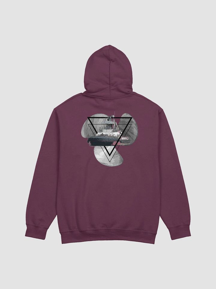 Three blade prop triangle Athena tug Hoodie product image (1)