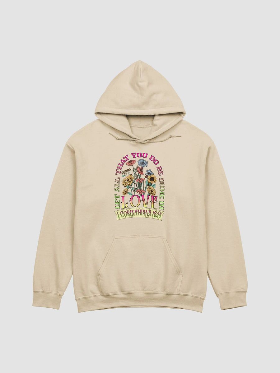 Let All That You Do Be Done In Love Blossoming Gildan Hoodie product image (19)