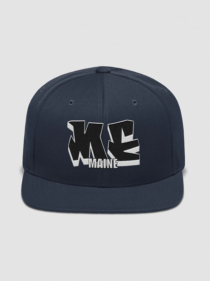 MAINE, ME, Graffiti, Yupoong Wool Blend Snapback Hat product image (1)