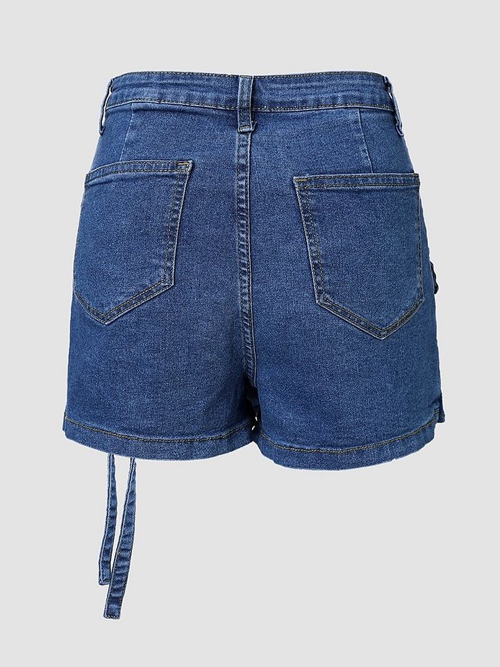 Denim skort product image (2)
