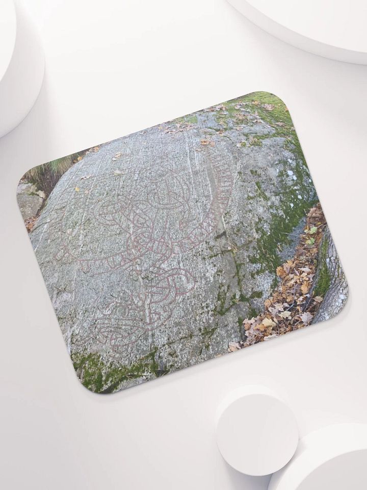 Viking Story Runic Engravings Mouse Pad product image (2)