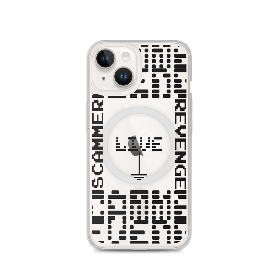 Scammer Revenge Live MagSafe Clear Case for iPhone product image (1)