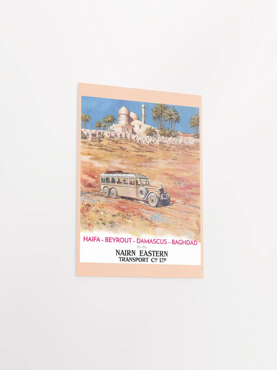 Haifa, Beirut, Damascus, Baghdad. Israel, Palestine, Lebanon, Syria, Iraq. 1931 — retro travel poster, vintage travel art print product image (10)