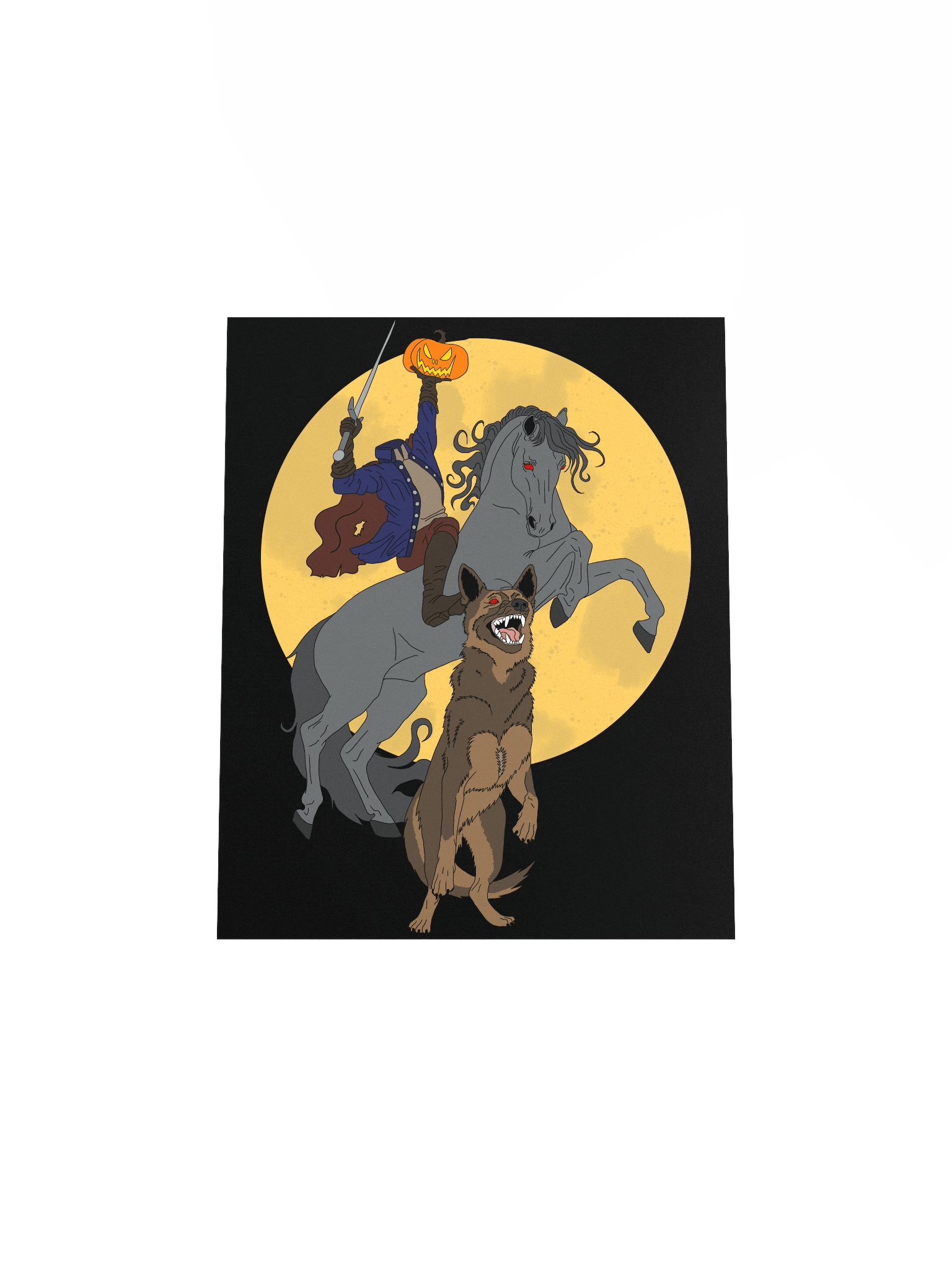The Horseman Brought Backup Matte Poster product image (4)