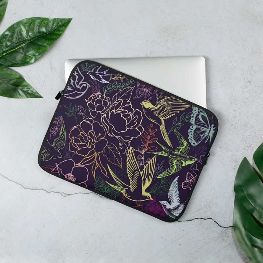 Botanical Sanctuary Laptop Sleeve product image (2)