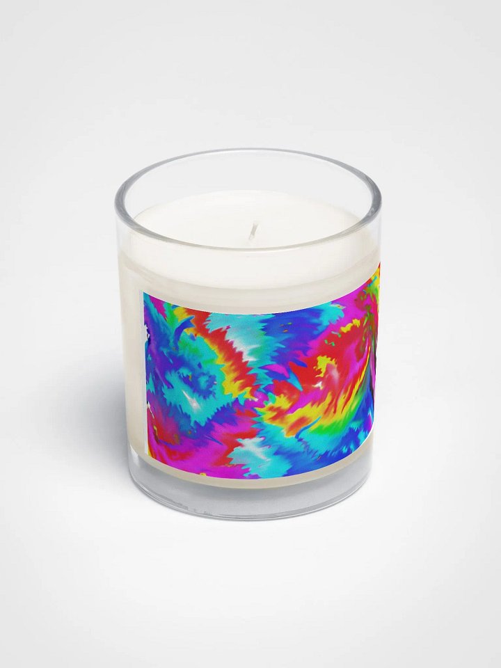 Marbled Rainbow Swirl VII Soy Wax Candle product image (2)