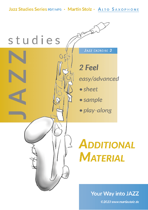 2 Feel - Alto Saxophone (Exercise 3 Jazz Studies) product image (1)
