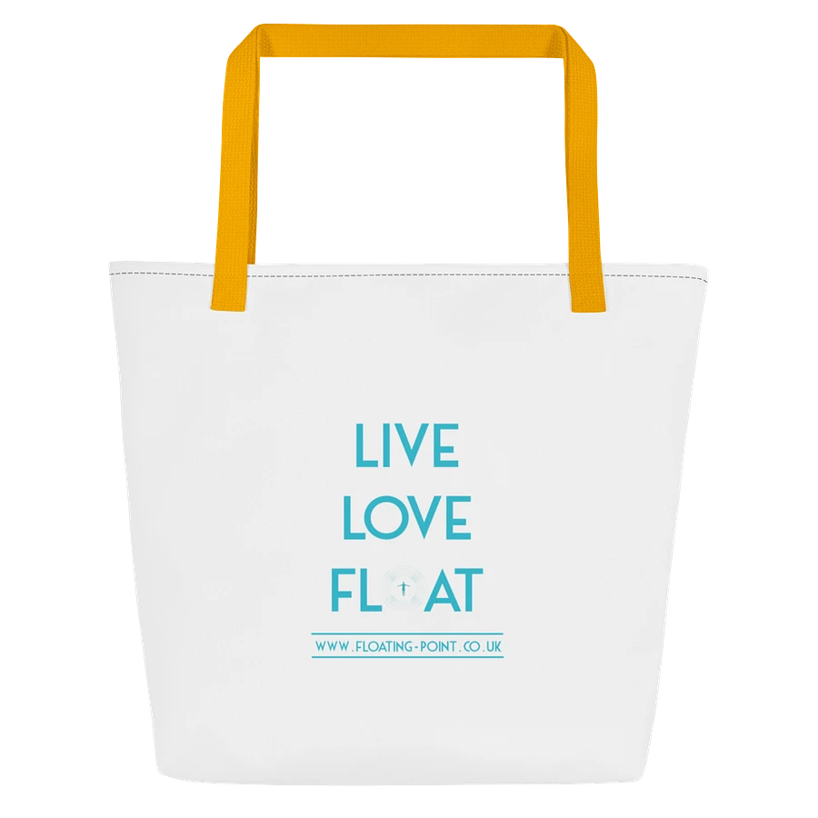 Live Love Float - Tote (Yellow Handle) product image (1)