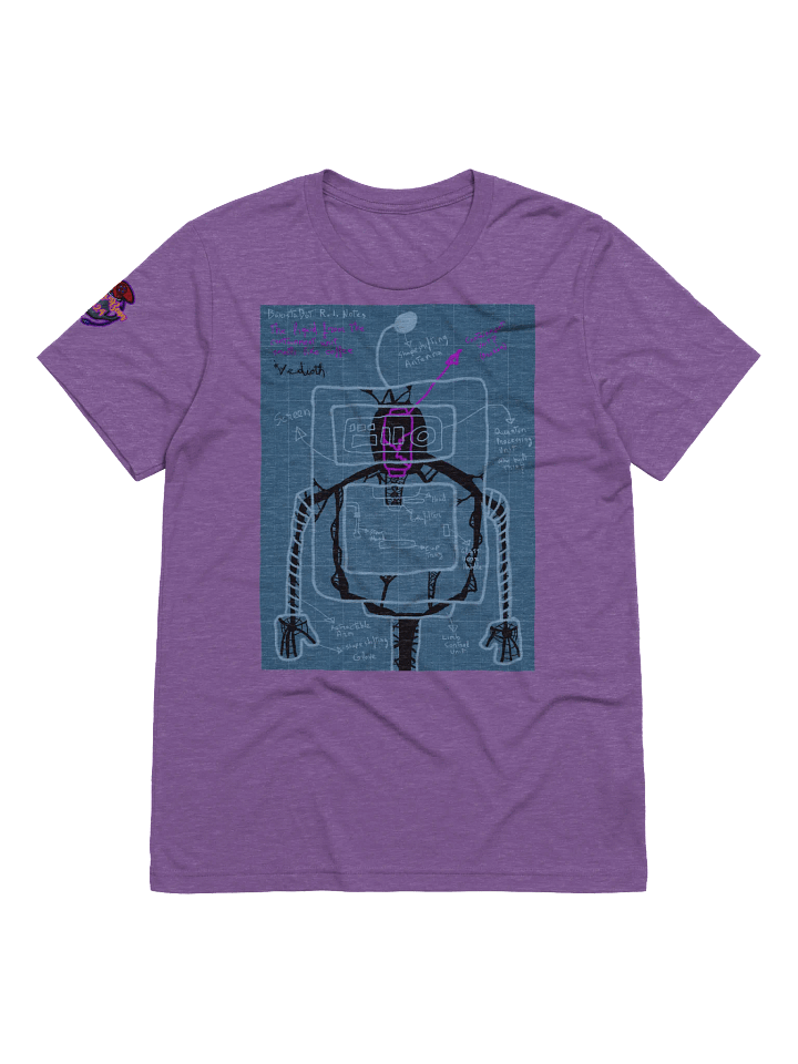 Barista Bot Blueprint Shirt - HallowBean 2024 product image (10)