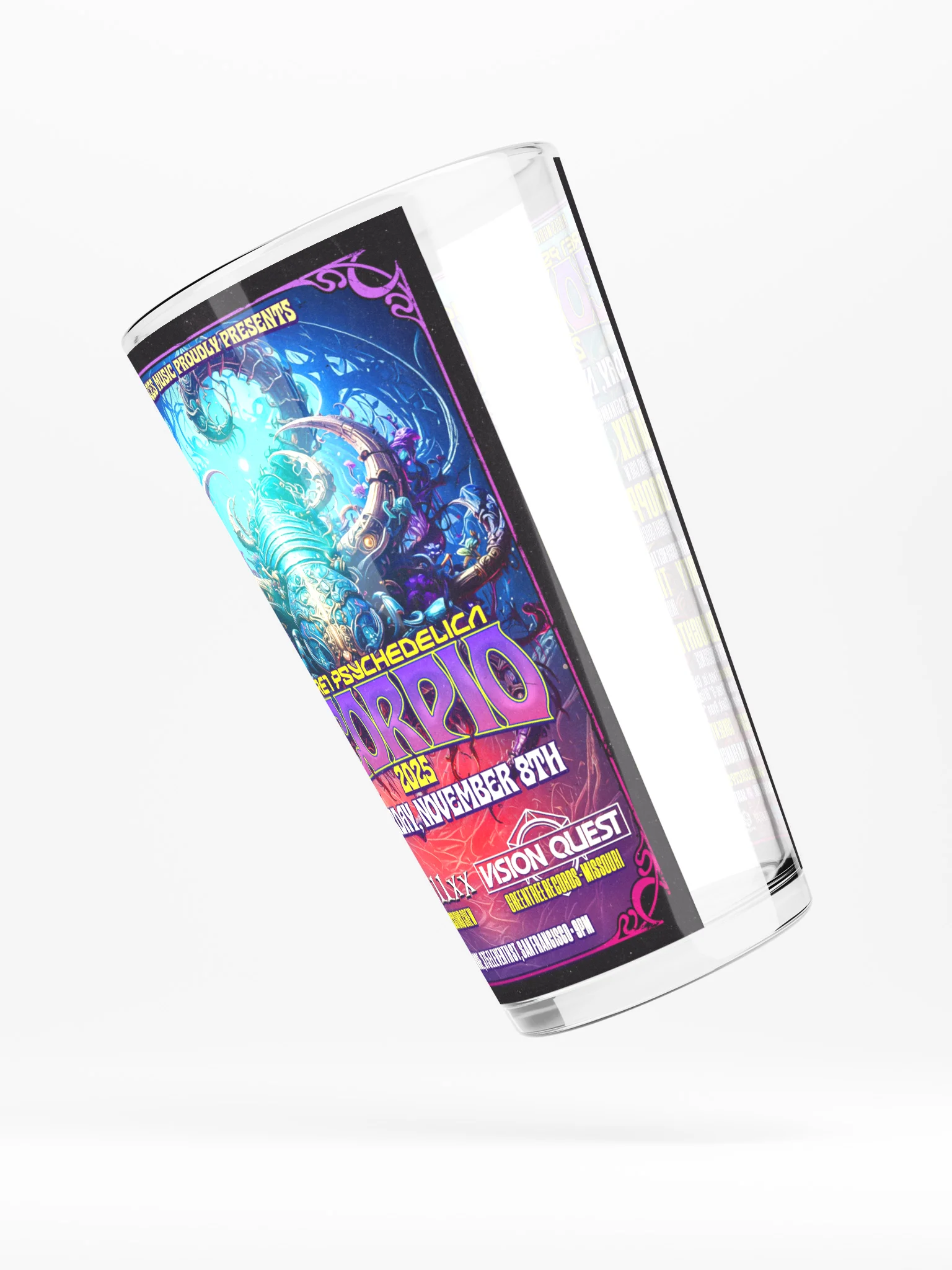 Scorpio 2025 Shaker Pint Glass product image (3)