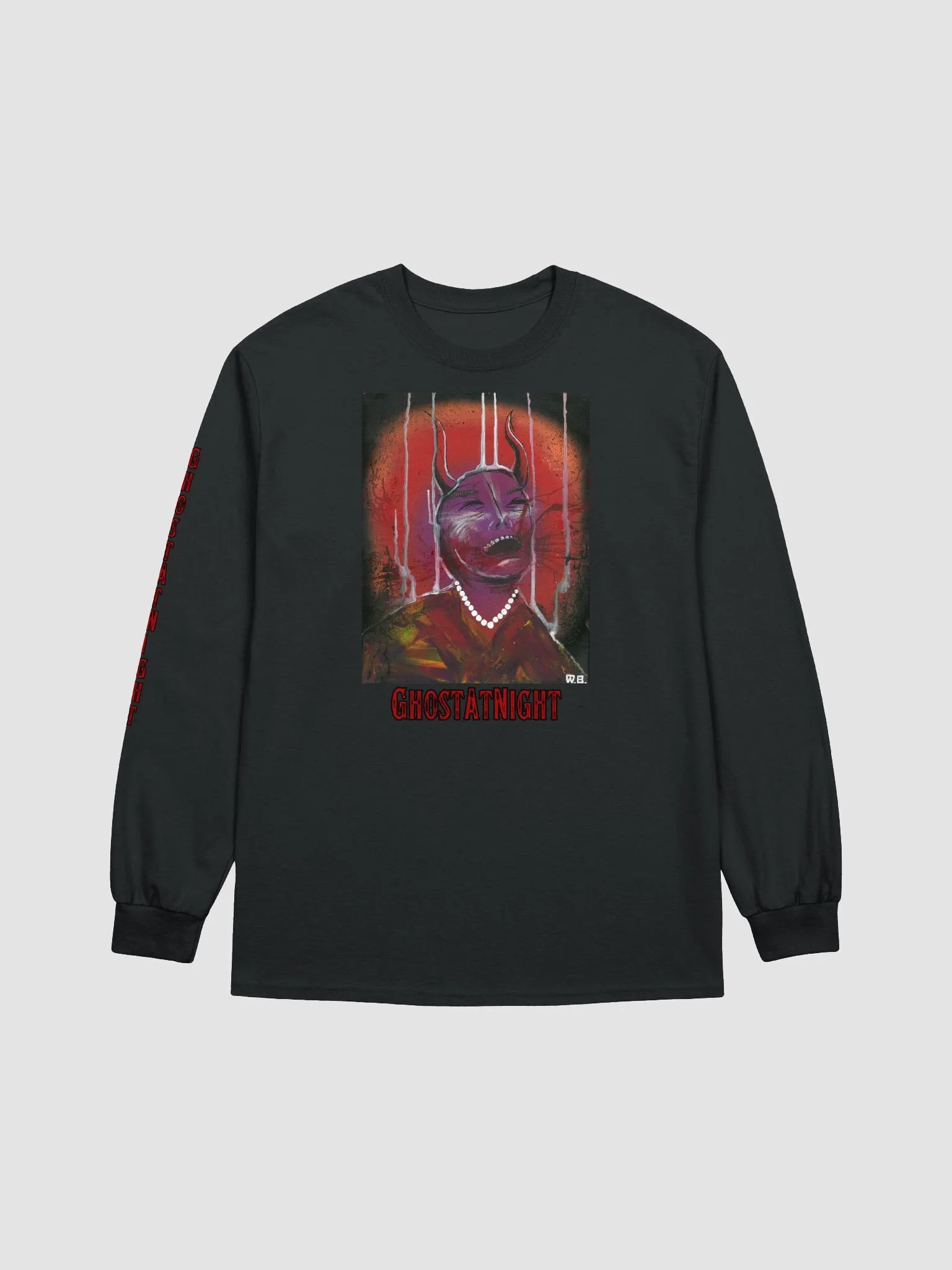 GhostAtNight "RELEASEYOURSELF" Long Sleeve T-Shirt product image (1)