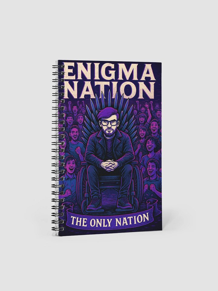 Enigma Nation Spiral Notebook product image (1)