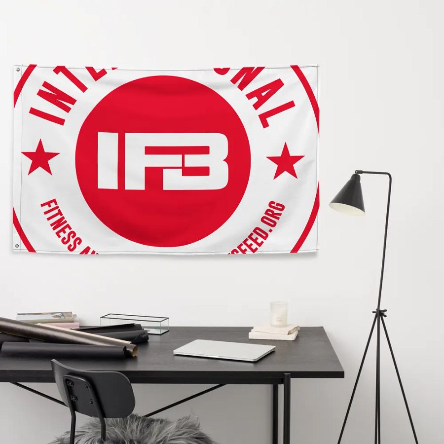 IFBNewsfeed.Org's All-Over Print Flag product image (9)