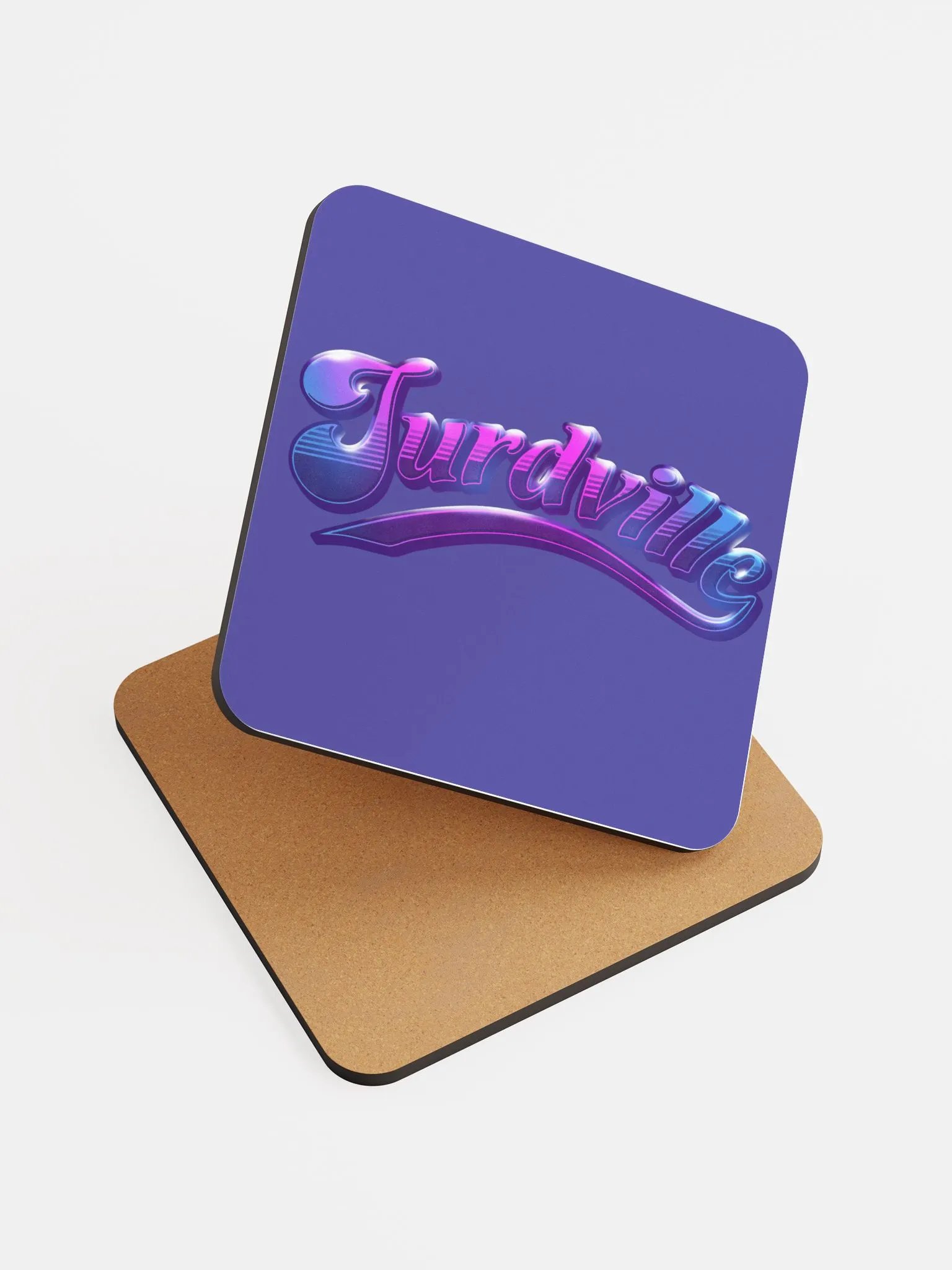 Jurdville Coaster - Blue Background product image (6)