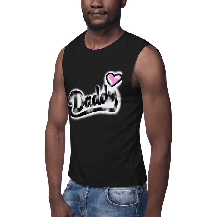 Daddy Heart Printed Tank Top product image (2)