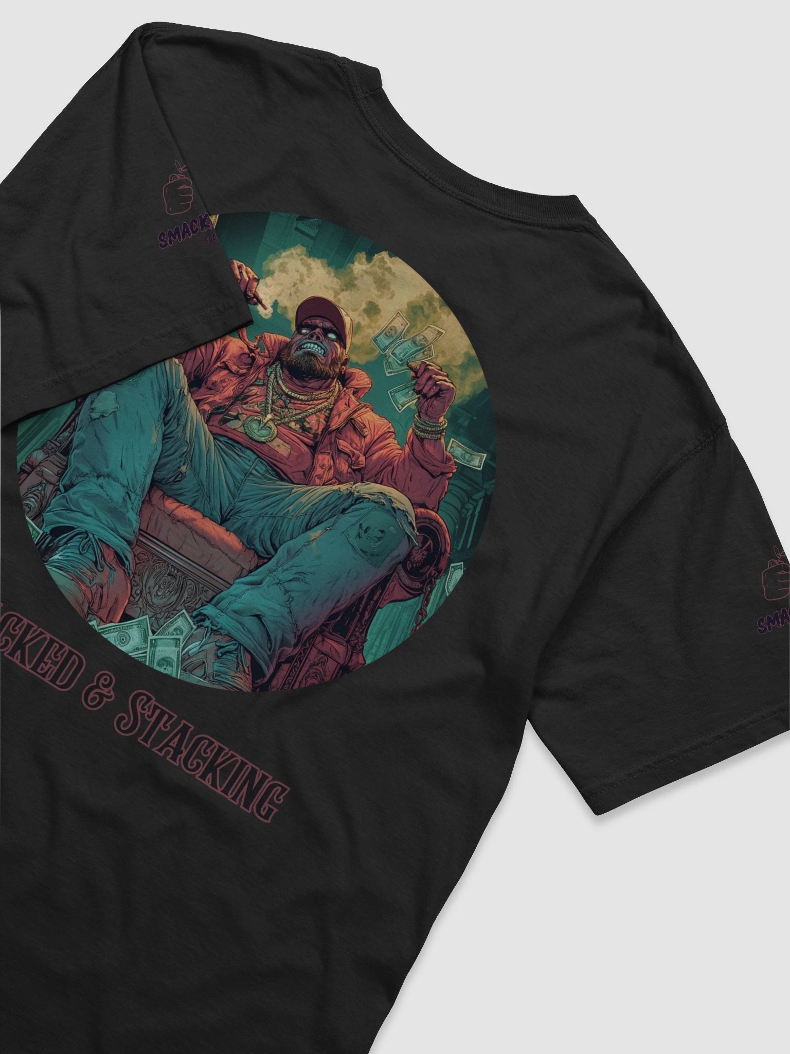 Smacked & Stacking Tee – Undead Hustler Edition by Smacked Life Society product image (13)