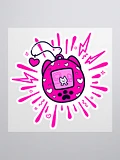 Lovely Digital Meow Sticker - Hot Pink product image (3)