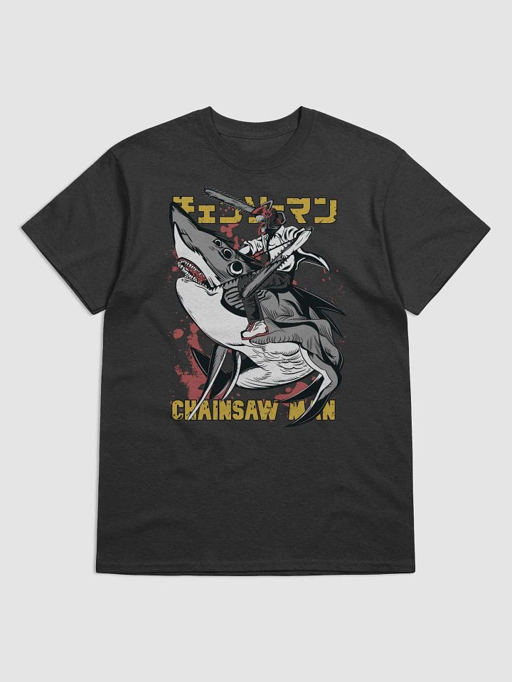 Chainsaw Man Shark Ride T-Shirt – Gildan Heavyweight product image (1)