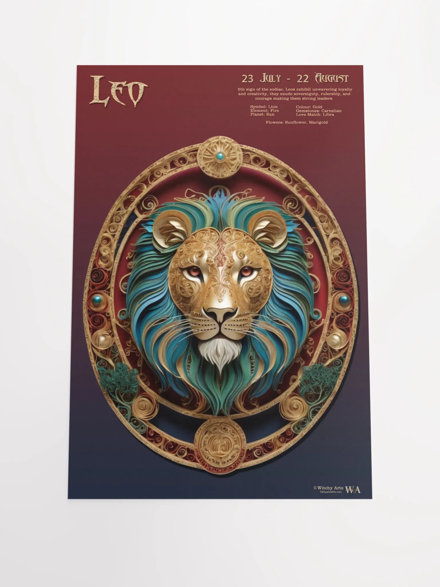 Western Zodiac Poster - LEO product image (1)