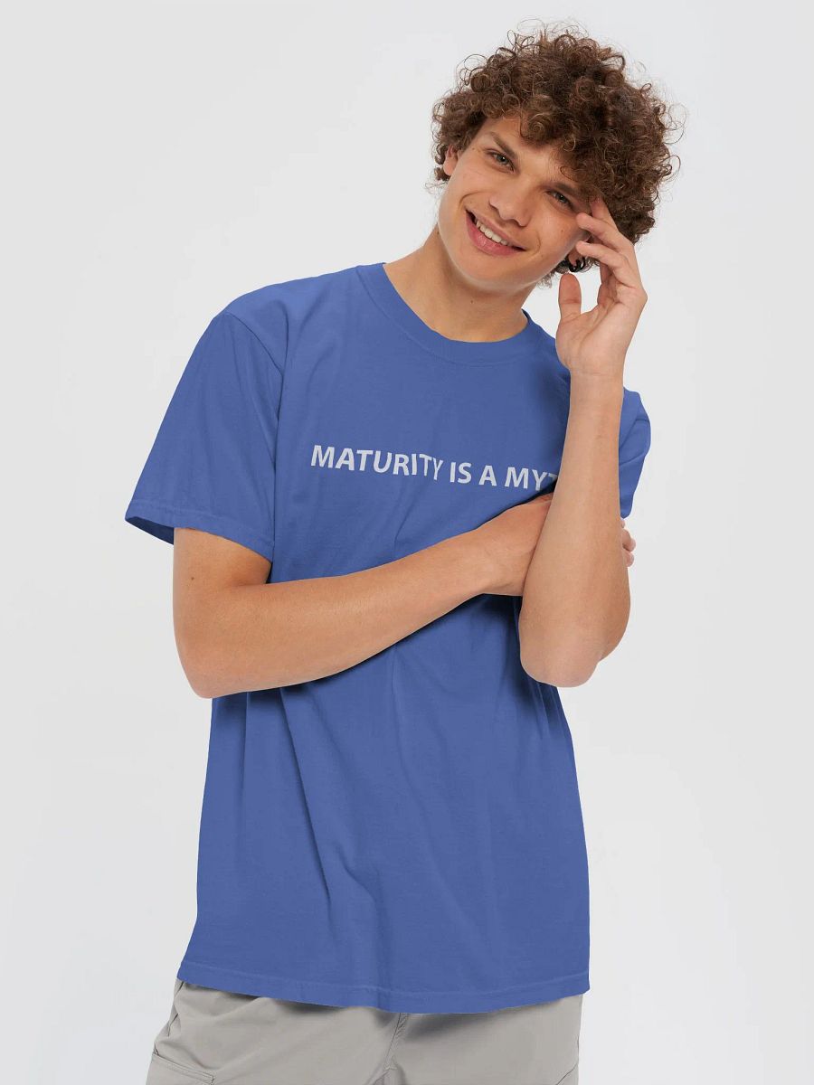 Maturity Is A Myth Mystic Blue Tee product image (5)
