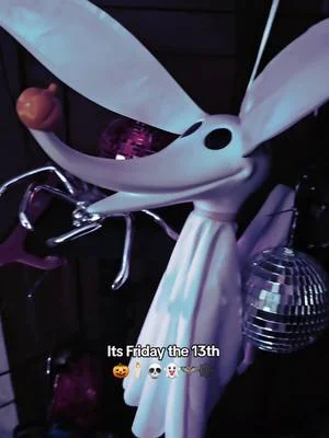 It's Friday the 13th and I just put up my new Halloween decorations. Which one is your favorite?  DJing live tonight stop by and say Hi 👋 #fypシ゚viral #fyp #halloweendiy #halloweendecor #dj #halloween2024 