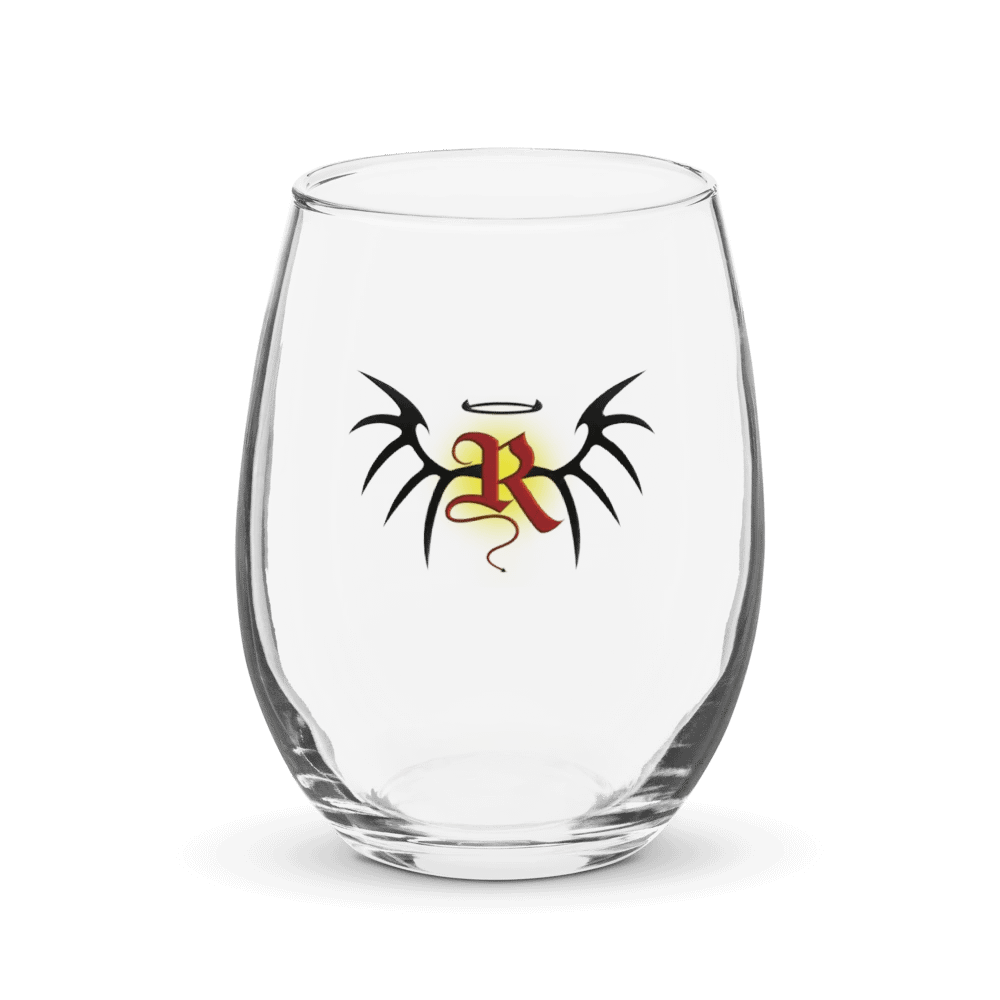 RafaZafar Logo Stemless Wineglass (standard aura) product image (1)