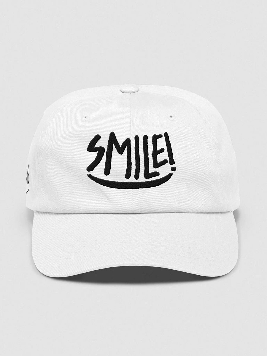 Cappellino “SMILE!” - ricamo nero product image (3)