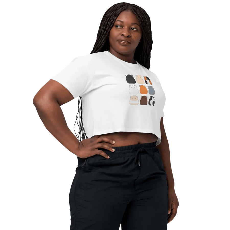Classic Hamster Colours Premium Crop Tee product image (9)