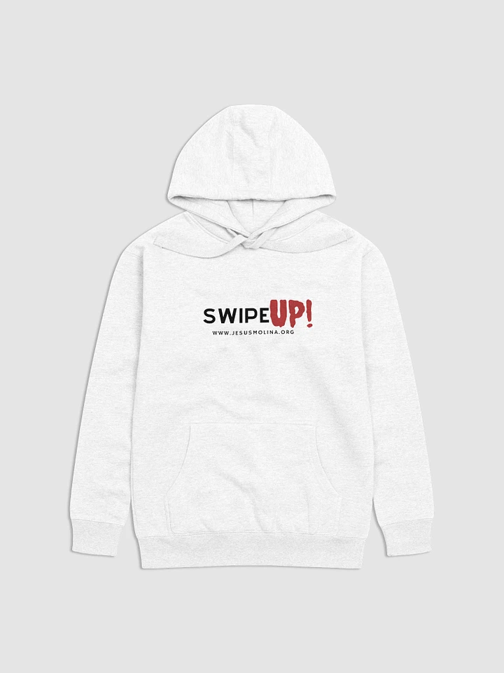 Swipe Up (White hoodie) product image (1)