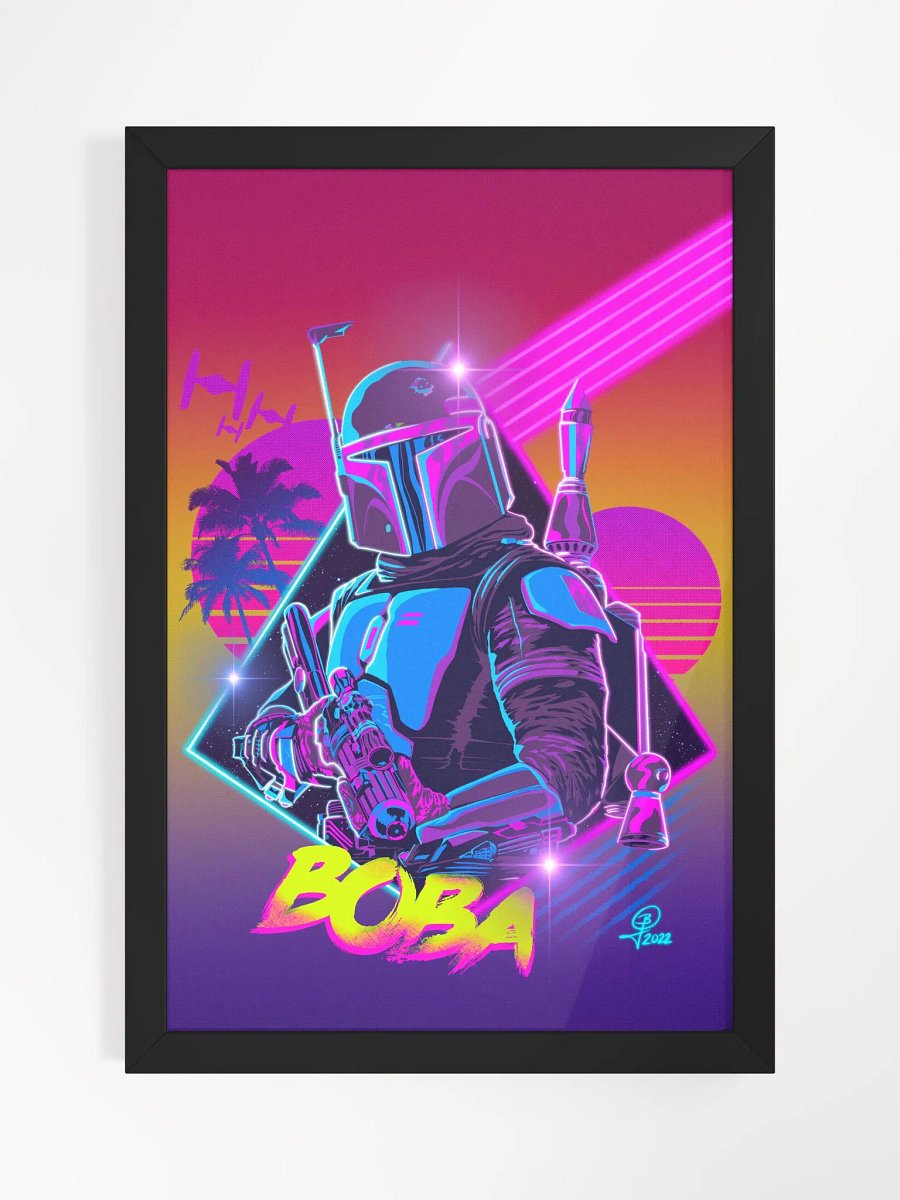 Synth-Boba Framed 12x18 Artwork product image (3)