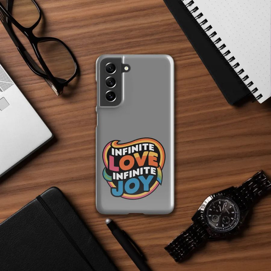 Infinite Love Infinite Joy Snap Case for Samsung (Grey) product image (12)