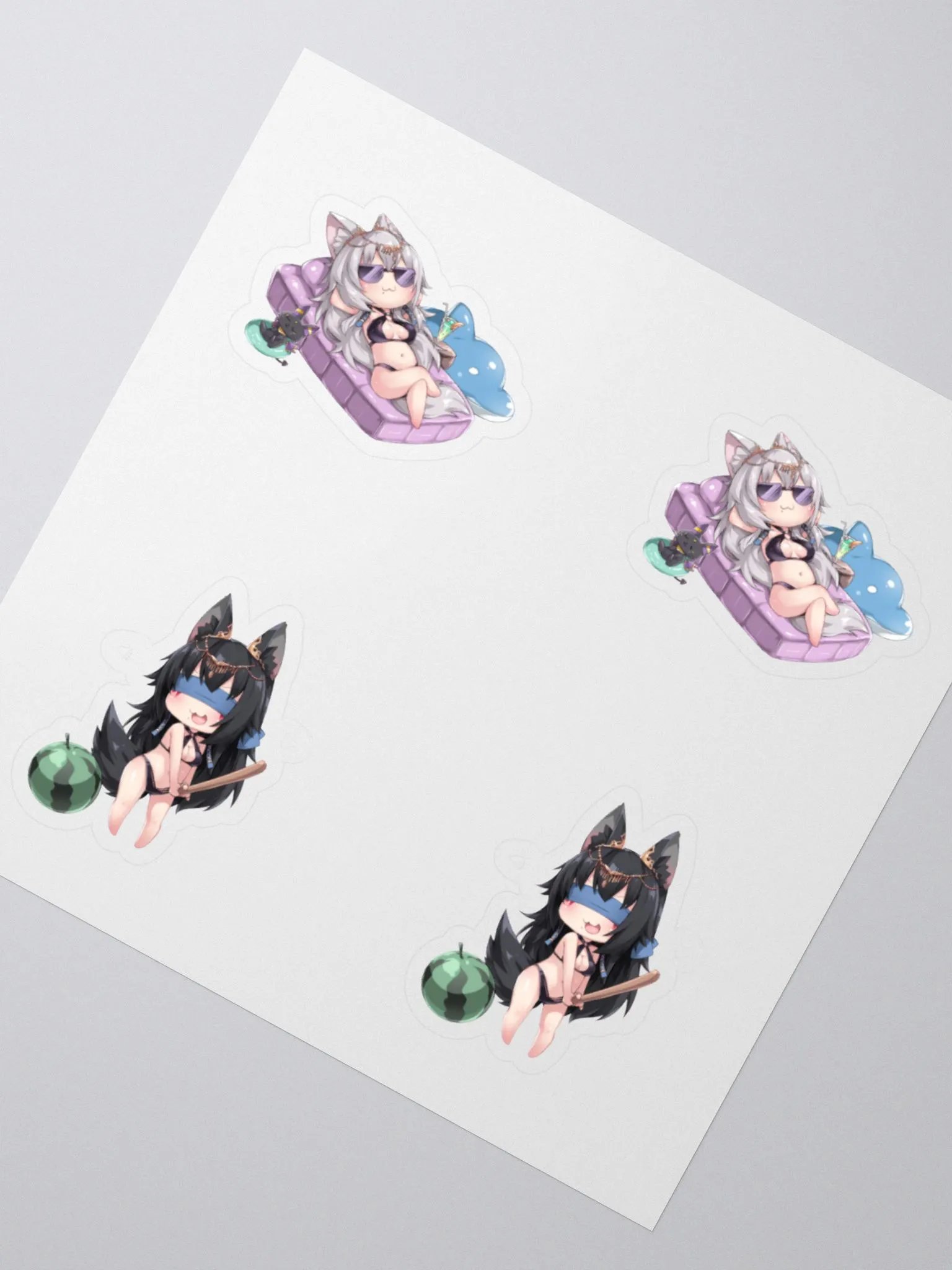 Summer Lounge Kiss Cut Stickers product image (2)