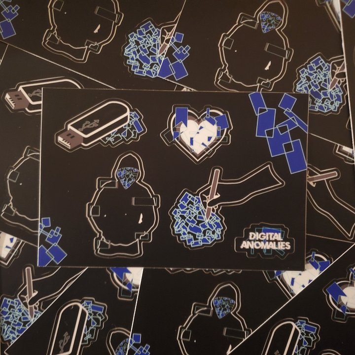 Digital Anomalies Sticker Sheet product image (1)