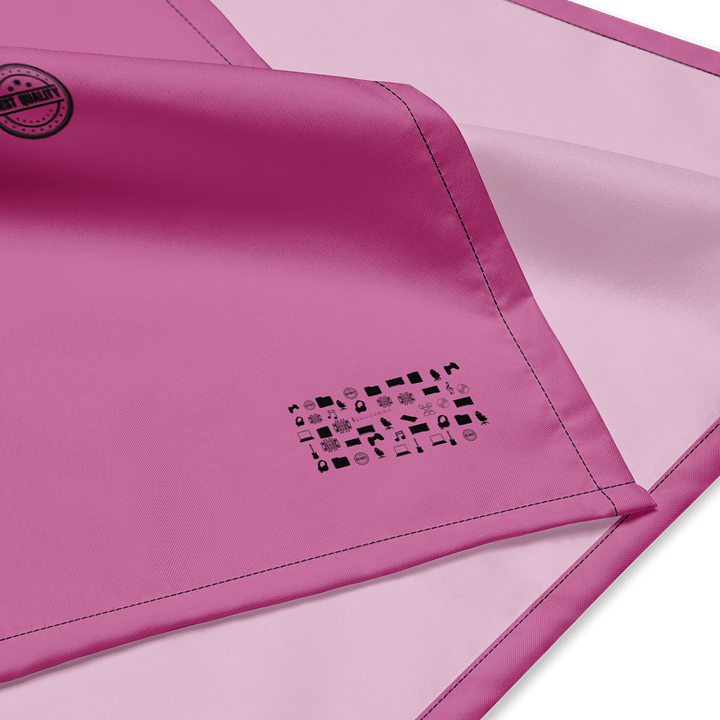 Pink Vlog Academy All-Over Print Bandana product image (4)