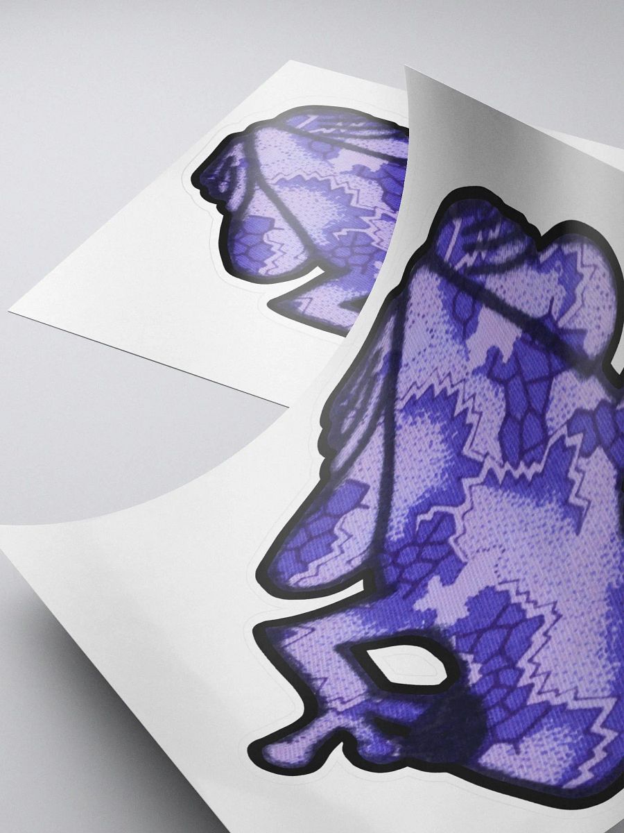 Big Frog Sticker in Periwinkle product image (4)