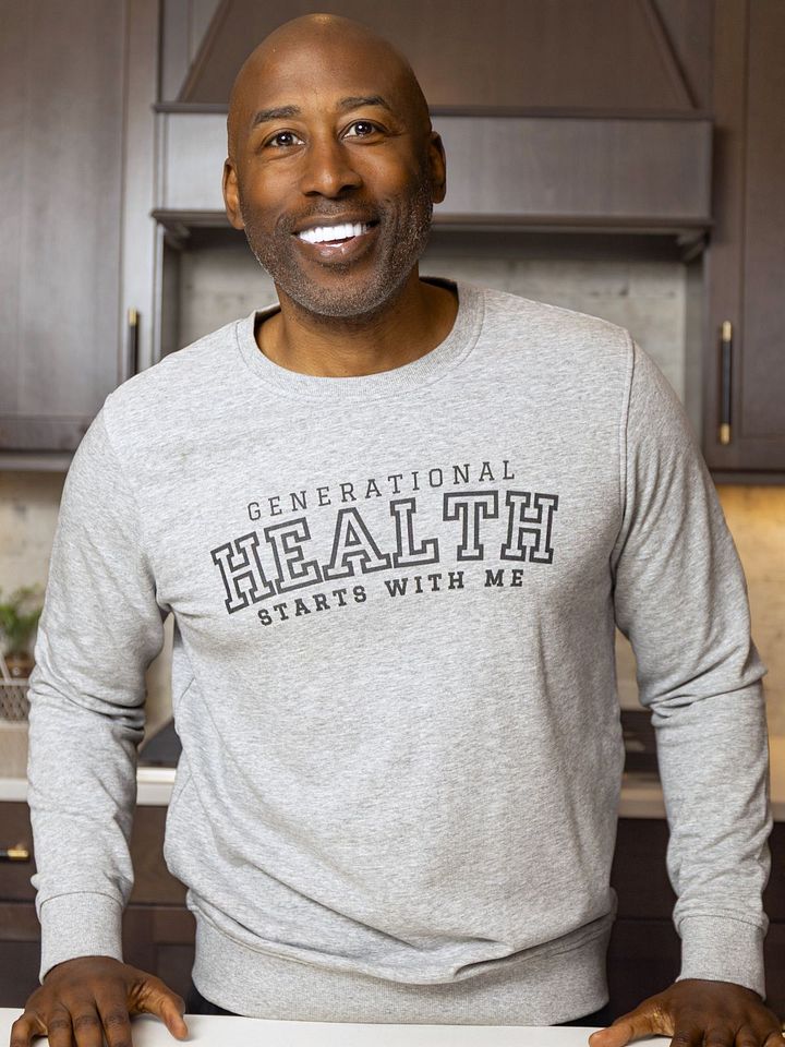 Generational Health Starts with Me - Grey Unisex Organic Sweatshirt product image (1)