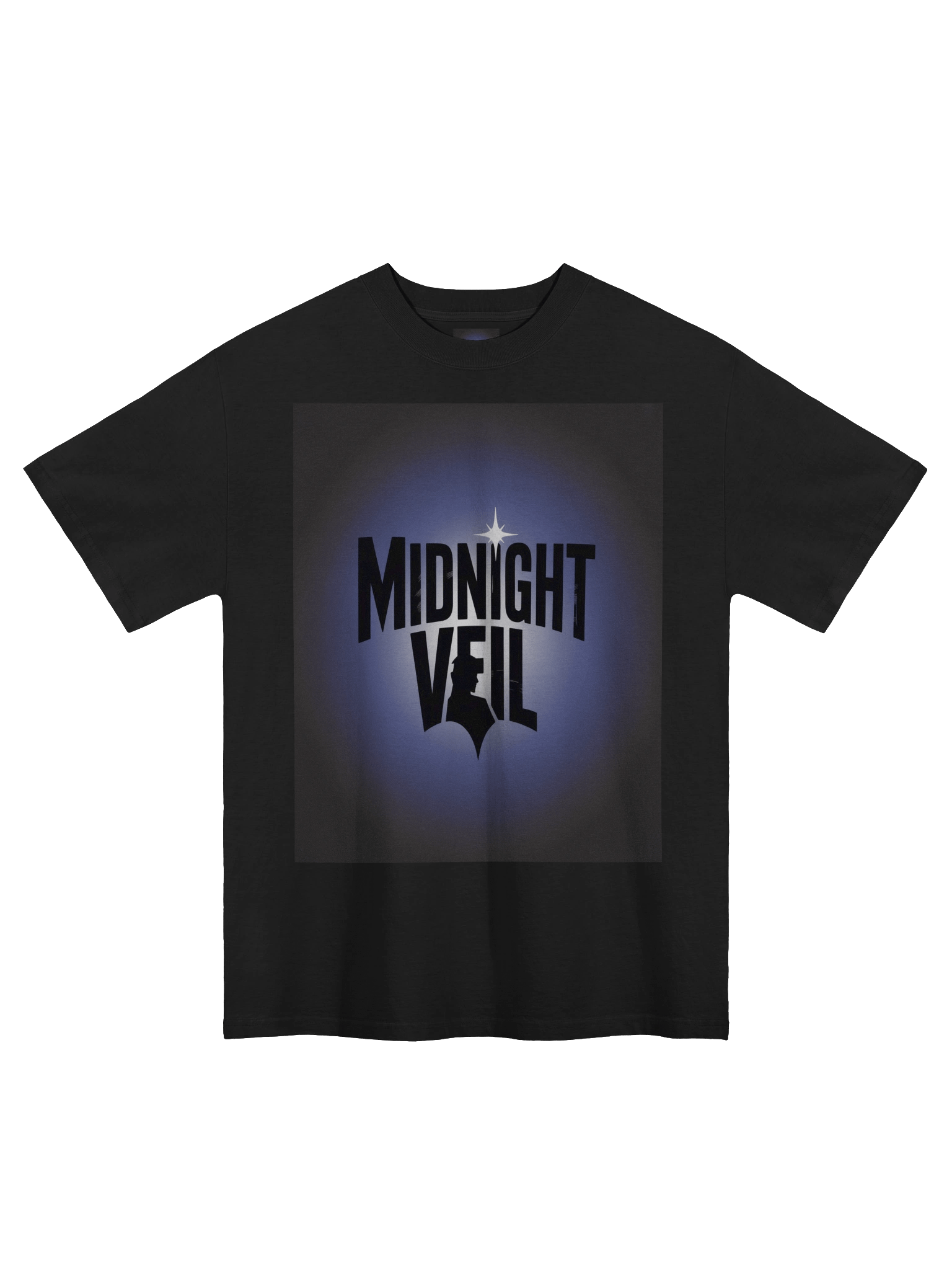 Midnight Veil Designs Logo Oversized Faded T-Shirt product image (3)