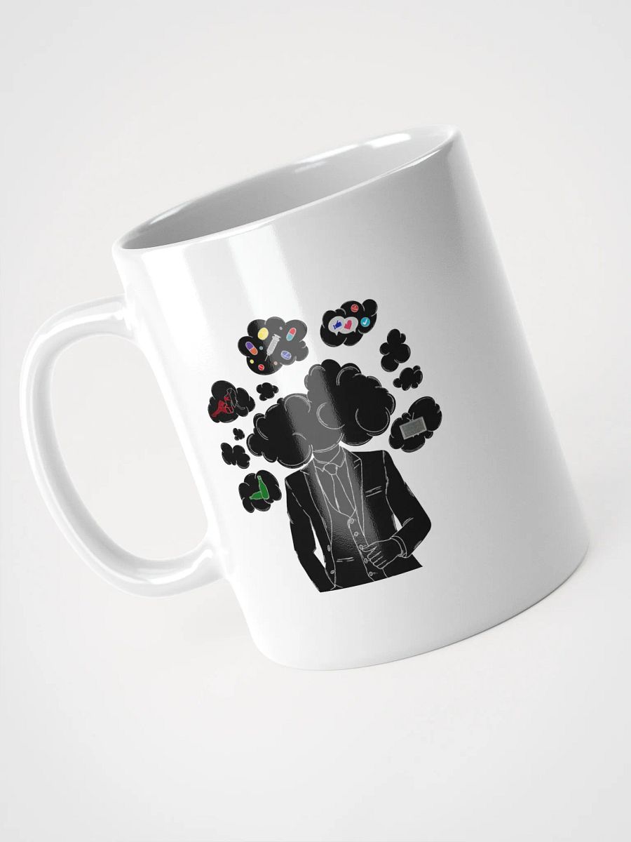 Head in the Clouds Glossy White Mug product image (7)