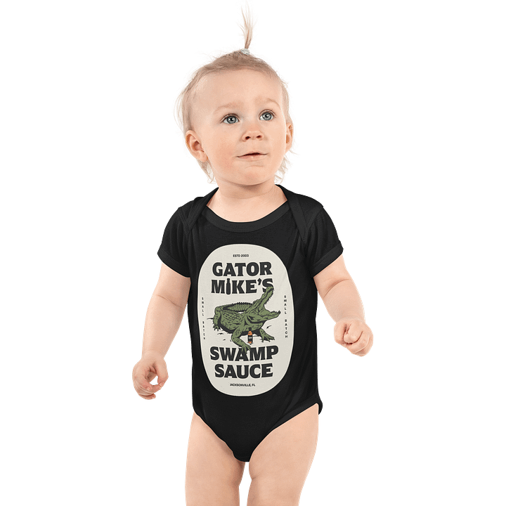 Gator Mike's Alligator Swamp Sauce Baby Bodysuit product image (1)
