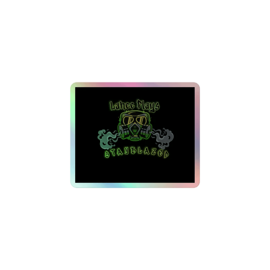 Stayblazed Gas Mask Holographic Sticker Sheet product image (1)