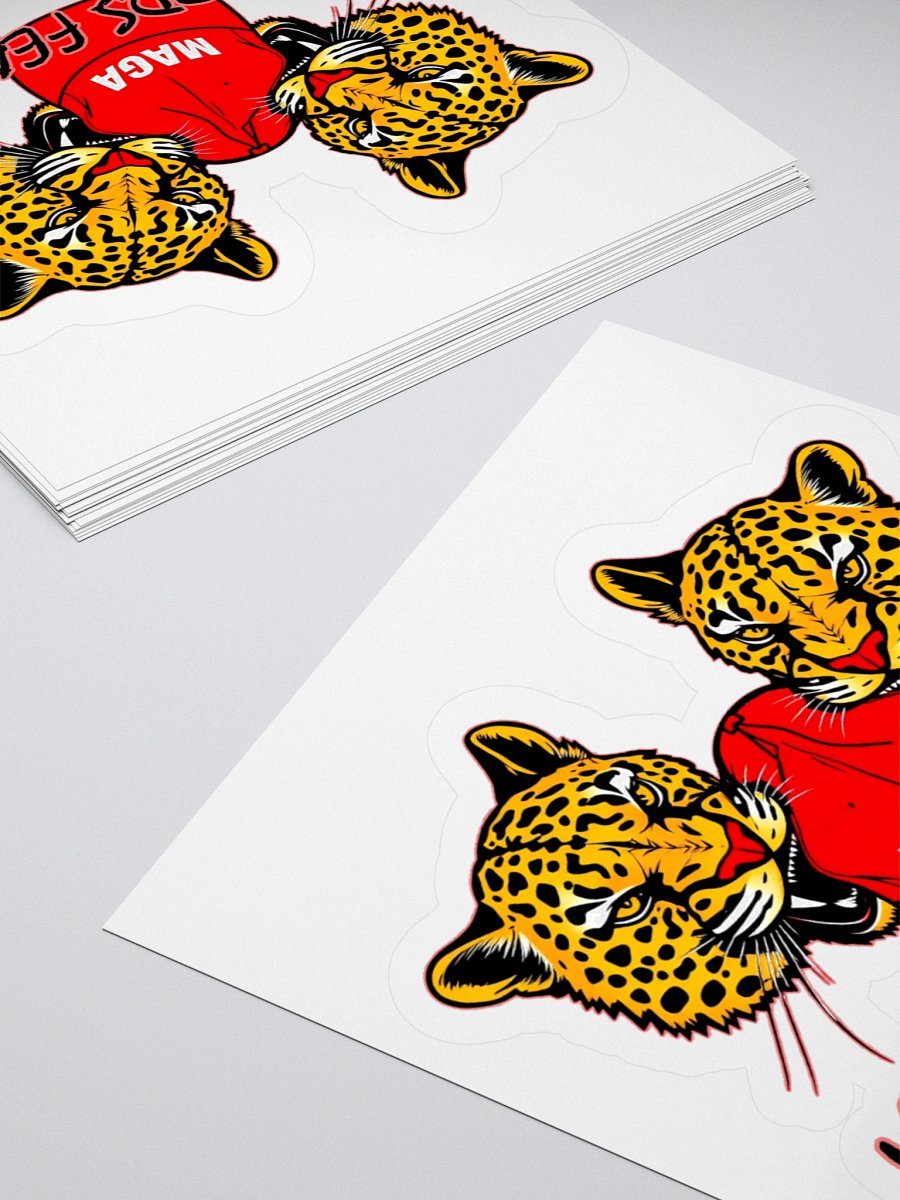Leopards Feasting On MAGA - Sticker product image (6)