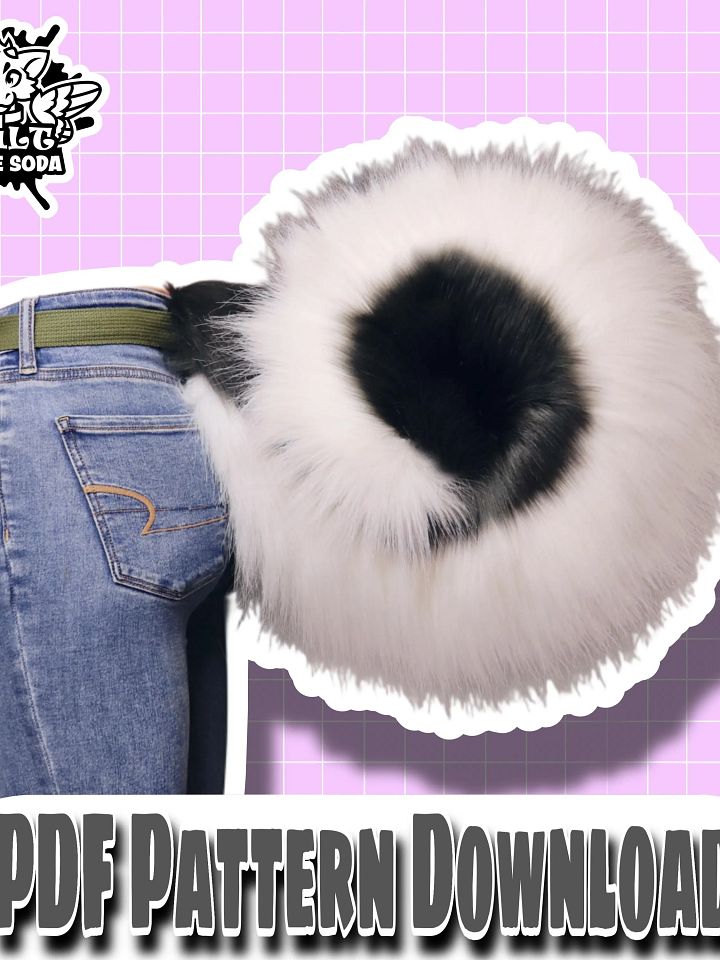 Relaxed Curly Tail Pattern [PDF DOWNLOAD] product image (1)