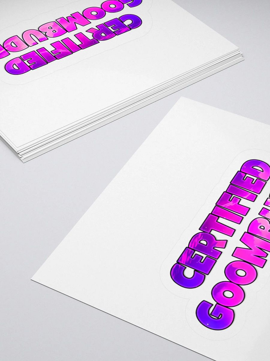 "Certified Goombuddy" sticker product image (3)
