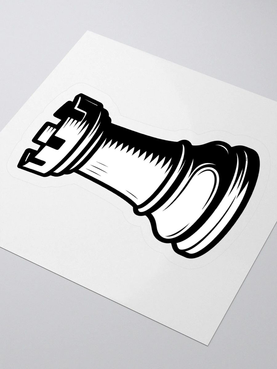 Classic Chess Rook Sticker product image (8)