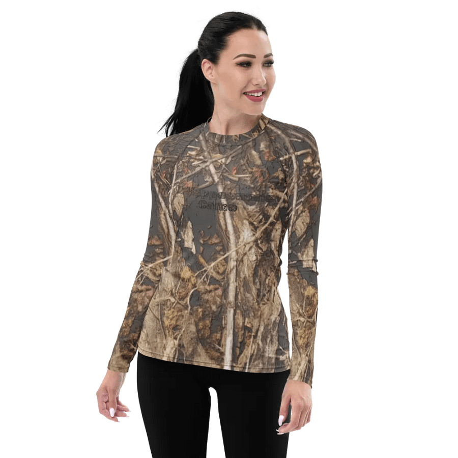 Women's Rash Guard - Dead Split - It Happennnns Camo product image (2)